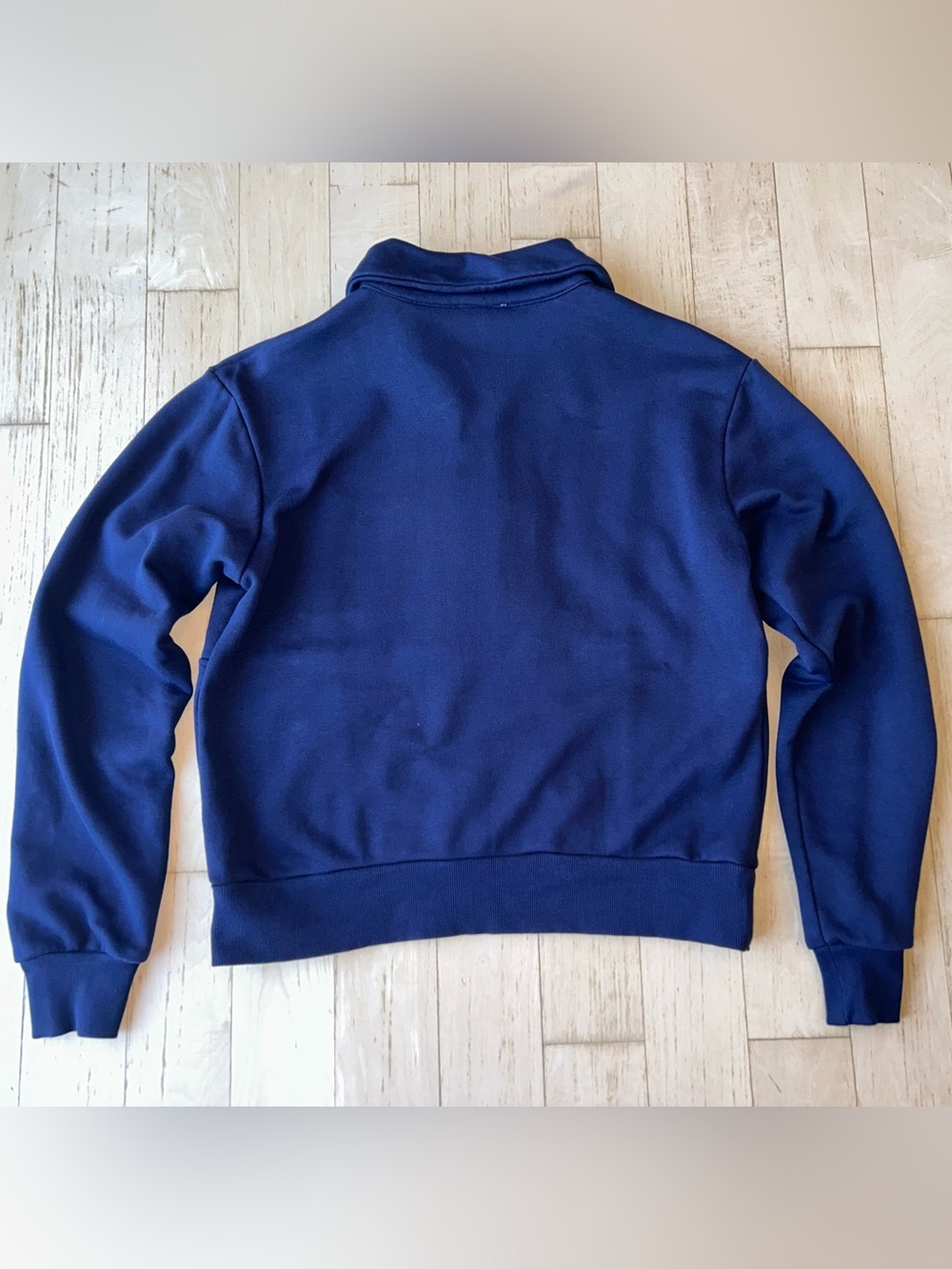 Evereve Women’s Navy/White Chelsea Half Zip Pullover Sweatshirt Size XS - Picture 8 of 14